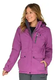 SkiGear Women's Daybreak Insulated Jacket Amethyst Melange X-Small
