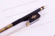 1X 4/4 Cello Bow Braid Carbon Fiber Abalone Inlay Natural Bow Hair Full size Bow