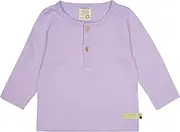 [loud + proud] Girls' Muslin Jersey Organic Cotton GOTS Certified Long-Sleeved Shirt, Fliederfarben