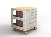 UFOU Fitin Helix Modular Storage Cabinet Unit (5 Revolving Doors)