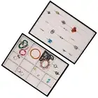 Jewelry Tray Organizer Stackable Canvas Display Drawer Closet - 2 Pieces