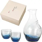 Toyo Sasaki Glass Yachiyo Kiln Cold Sake Set G641-M81