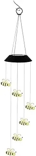 Solar Wind Chimes - Solar Chimes,Bee Design Waterproof Lighted Spinner Decorative Windchime Ornaments for Deck Home Garden Backyard Porch Patio Lawn Balcony