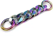 Chunky Cuban Chain Charm Purse Strap Chain Extender Accessory Decoration