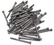 Qty 50 -M6x 1.00, 80mm Long Hex Socket Cap Head Screws Grade 12.9 Steel Bolts