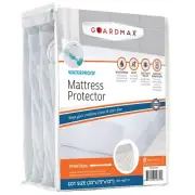 Guardmax Jersey Knitted Cot Size Mattress Protector - Waterproof & Dust Mite ...