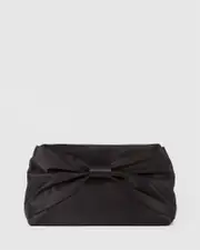 Black Lucy Bow Pouch Bag