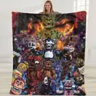 Five Nights at Freddy's Blanket Throw Flannel Blanket Birthday Gift 50x60in