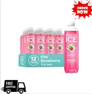 Sparkling Ice Kiwi Strawberry, Zero Sugar, 17 fl oz, 12-Pack