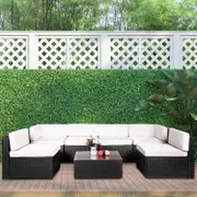 Deluxe 7 Piece Outdoor Corner Lounge