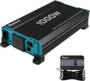 Renogy 1000W Pure Sine Wave Power Inverter 12V DC to 240V AC Car