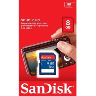【相機卡】原廠 SanDisk SD/SDHC 8GB 16GB C4 記憶卡