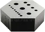 Jewellers Tools Hexagonal Staking Anvil 15 Holes & 5 Serrations Watch Tool Riveting
