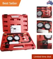 Cylinder Leak Down Tester,Compression Test kit -Engine Cylinder Dual Gauge Le...