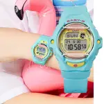 【CASIO 卡西歐】BABY-G 活力多彩 夏日海灘 200米防水 休閒數位-湖水綠(BG-169PB-2)