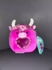 Squishmallow Bison Dave 5in Plum Color Jazwares New With Tags