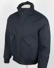 Tommy Hilfiger Men's Coat Jacket Flex M Medium Wind Resistant Navy Blue
