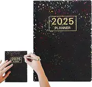 Daily To-Do Planner - Weekly Schedule Book, Goal Journal | 2025 English Edition Organizer for Task Management, Productivity Routines, and Life Planning in Office or Study Settings
