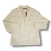 Chico's Polished Craft Optic White Jacket Blazer - Size 3 XL 16