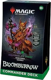 Magic: The Gathering Bloomburrow Commander Deck - Squirrel Superiority (Deck of 100 Cards, Collector's Booster Sample Pack with 2 Cards + Accessories)
