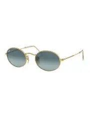 [Ray-Ban] Oval Gold RB3547 Sunglasses
