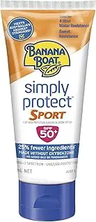 Banana Boat SPF 50+ Simply Protect Sport Sunscreen Lotion 100 ml