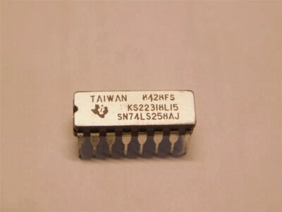 4 TI SN74LS258AJ Quad 2-Line Data Selectors/Multiplexers ICs 16-CERDIP