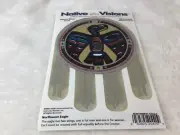 Native Visions Stained Glass Window Sticker Decal Northwest Eagle