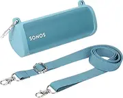 [khanka] Silicone Case Replacement for Sonos Roam/Sonos Roam 2 Portable Smart Bluetooth Speaker (Blue)