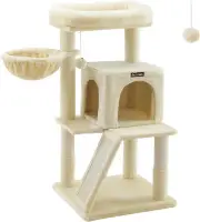 Cat Tree, Small Cat Tower with Widened Perch for Large Cats Indoor, Kittens, 37.