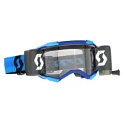 Scott Fury Motocross WFS Roll off Goggles Blue Black Clear Works lens Enduro