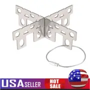 Ultralight Titanium Stove Rack Cross Stand Alcohol Stove Support fr Camping O2I5