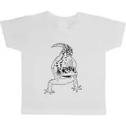 'Happy Leopard Gecko' Children's / Kid's Cotton T-Shirts (TS020575)