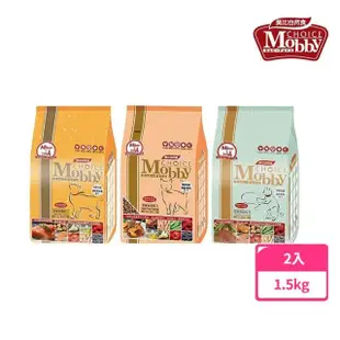 【Mobby 莫比】無穀愛貓配方1.5kg2入(貓飼料/鹿肉鮭魚/鵪鶉鴨肉/鱒魚燻鮭)