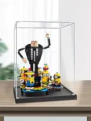 Display Case Acrylic Case for Lego Brick-Built Gru and Minions 75582