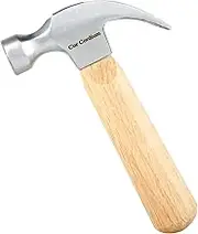 Cor cordium Hammer, Claw Hammer with Wood Handle and Steel Hammer Head, 8 OZ Small Hammer for House & DIY, CH01