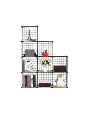 [SOGA] 9-Cube 3 Column Storage Organiser in Black