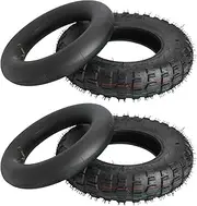 YC Yier 2pcs 3.50-8 3.50x8 Tire and Inner Tube for Honda Monkey Bike Z50 Z50A Z50R Z50RD SUZUKI MT50 KV75 MT1 Mini Trail Off-Road Bikes Wheelchair Wheelbarrow Scooter Dirt Pit Bike (2pcs knobby tires)
