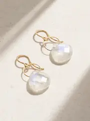[Melissa Joy Manning] Melissa Joy Manning - 14-karat Gold Moonstone Earrings - One size One size Gold