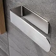 Taozun Hand Towel Holder/Hand Towel Ring - Self Adhesive Bathroom Towel Bar Stick on Wall, SUS 304 Stainless Steel Brushed