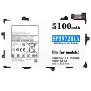New Replacement Battery SP397281A(1S2P) For Samsung Galaxy Tab 7.7 P6800 5100mAh