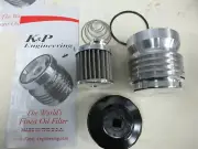 Toyota 2JZ engine LIFE TIME OIL FILTER CLEANABLE STANLESS K&P S-15 WITH WRENCH