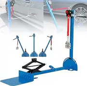 3-in-1 Car Dent Repair Puller, for Wheel Arches/Fenders/Door Sills, Car Body Tools Dent Puller, 600kg Pulling Force, Paintless Dent Removal Tool, Height/Angle/Base Adjustable