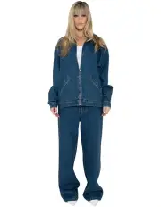[Ambition the Label] Oversized Cotton Jacket in Denim