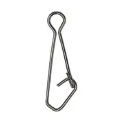 100PCS Fishing Snaps Fastlock Clips Lures Barrel Swivels 00#-8# Stainless Steel