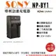 【199超取免運】攝彩@樂華 Sony NP-BY1 快速充電器 NPBY1 副廠壁充式座充 1年保固 索尼HDR-AZ1 自動斷電【全壘打★APP下單 跨店最高20%點數回饋!!】