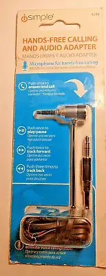 iSimple CJ30 HANDS FREE CELL PHONE Car Radio Aux Adapter Android iPhone