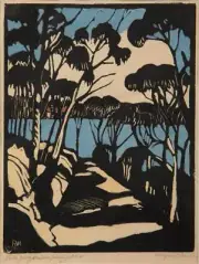 Harbour Foreshore : Margaret Preston : 1925 : Art Print Suitable for Framing