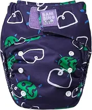 Bambino Mio, Revolutionary Reusable Nappy - Sustainable, Washable, Chemical-Free Eco Nappy from Newborn to Toddler (Woosh)