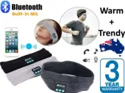 NEW Bluetooth Wireless Stereo Headphone Head Band Sleep Headset Sports Headband